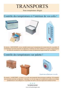 Transport sous temperature dirigee